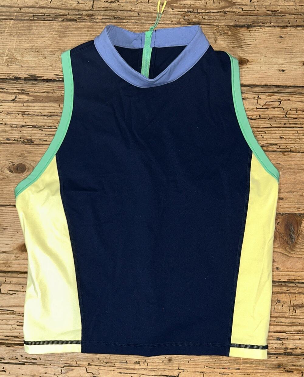 Sweaty Betty Women’s Large Power Zip Back Workout Tank EUC